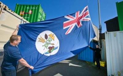 Brothers’ Island flag flies anew, with roots in Victorian age
